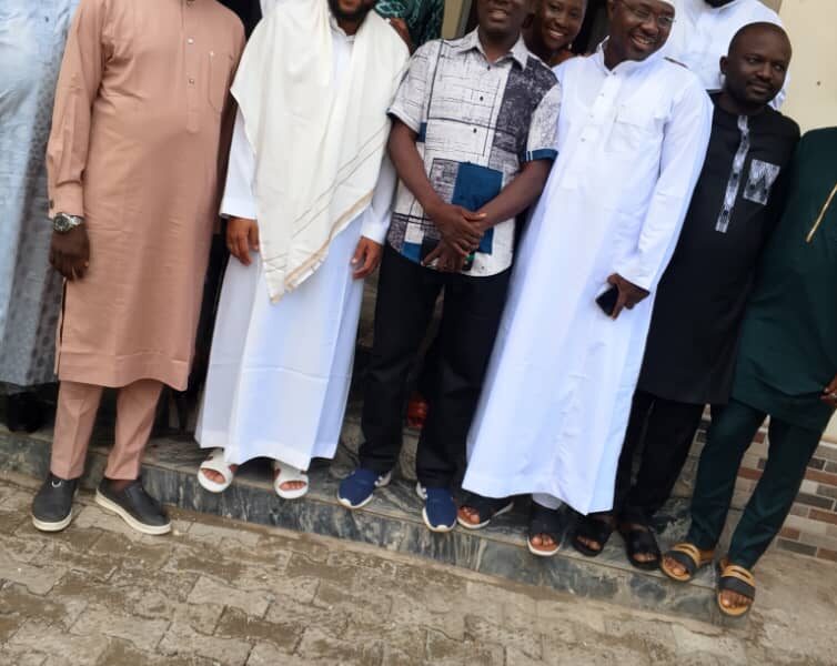 L-R Umar Makeri, FCT youth leader, Abubakar Umar Abdullah, Chairman Abaji Area council, Hon Musa Dikko; FCT commissioner, Public Complaint Commission and Hon Sulaiman Abdullah Ango, the Mandate secretary, FCT Agricultural Secretariat