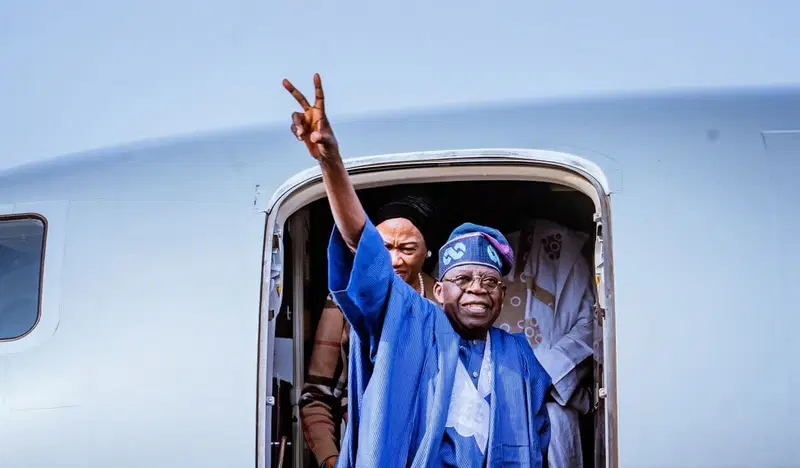 Tinubu departs Maiduguri for Bauchi after inaugurating key projects
