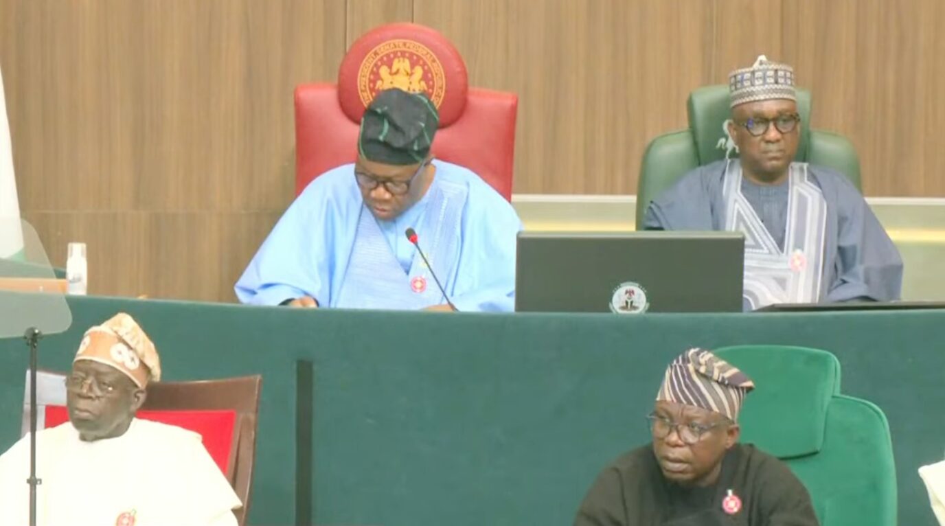 Tinubu arrives National Assembly to Present 2026 budget