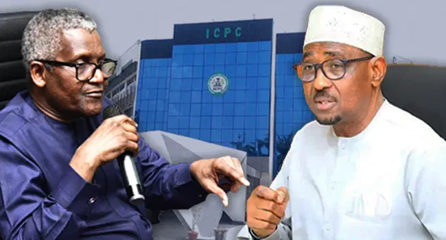 ICPC confirms receipt of Dangote’s petition against NMDPRA boss