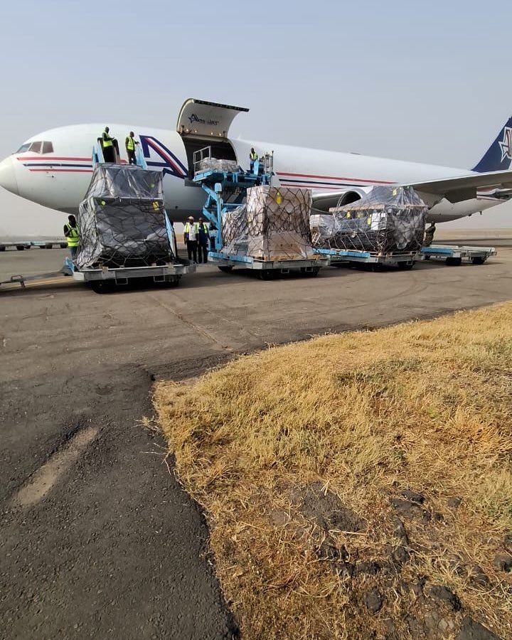 BREAKING: US delivers fresh military supplies to Nigeria to boost security operations