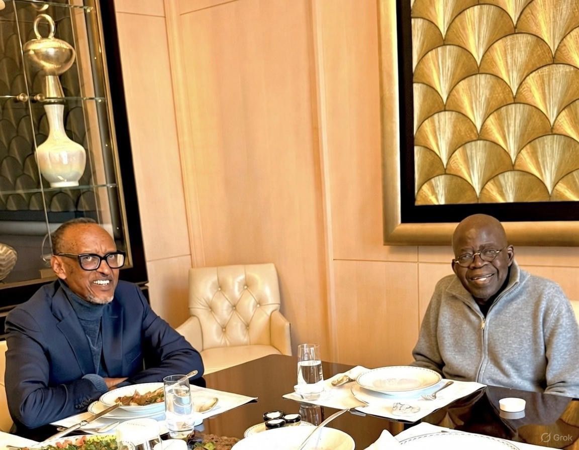 Presidency clarifies Tinubu-Kagame Paris photo was enhanced, not AI‑generated