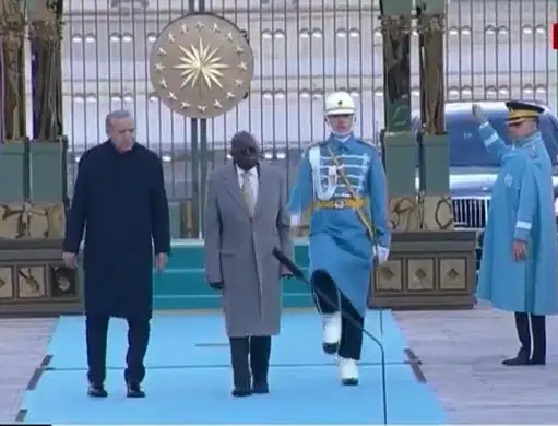 Tinubu misses step, falls in Turkey (Video)