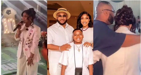 Tonto Dikeh praises ex-husband Olakunle Churchill at son’s 10th birthday party