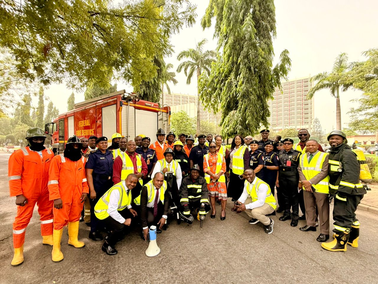 Safety First: Transcorp Hilton Abuja stages fire drill