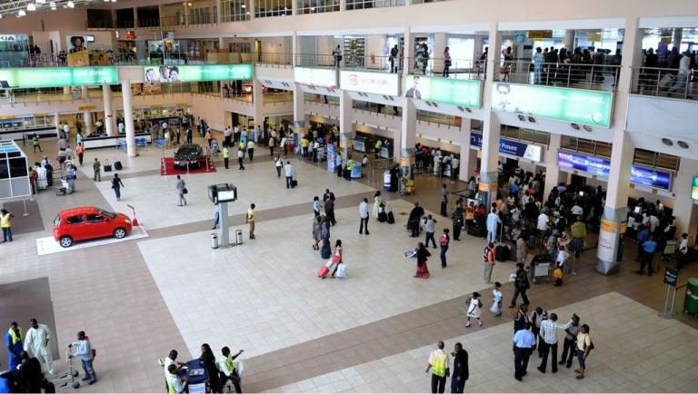 JUST-IN: Fire breaks out at Lagos Airport Terminal