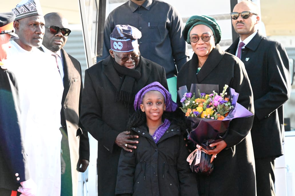 President Tinubu, First Lady arrive in UK for historic state visit
