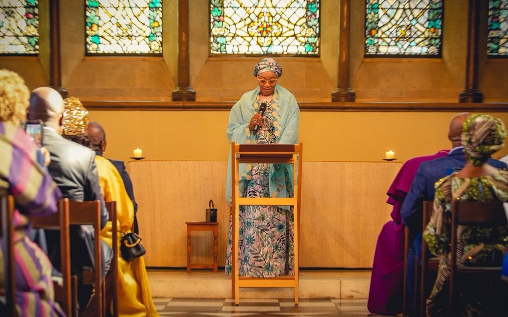 Remi Tinubu preaches mercy, compassion at Lambeth Palace during UK visit
