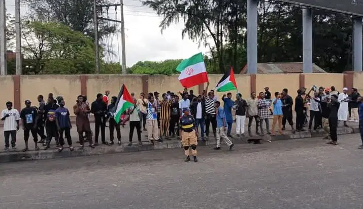 IMN protesters take to Lagos streets over killing of Iran’s Supreme Leader