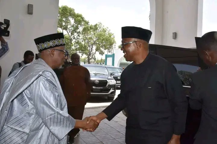 Bala Mohammed, Peter Obi hold closed-door talks on economic recovery, national unity