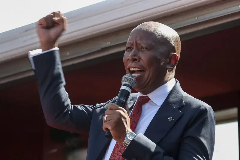 South African court jails opposition leader Julius Malema for five years over rally gun incident
