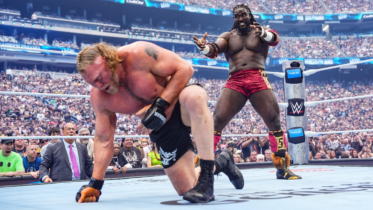 Oba Femi shocks WWE World, defeats Brock Lesnar at WrestleMania 42 debut