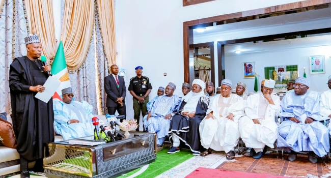 Shettima promises federal support for victims of Kebbi attacks, visits bereaved families