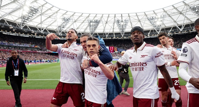 Arsenal end 22-year wait as Man City draw hands Gunners Premier League title