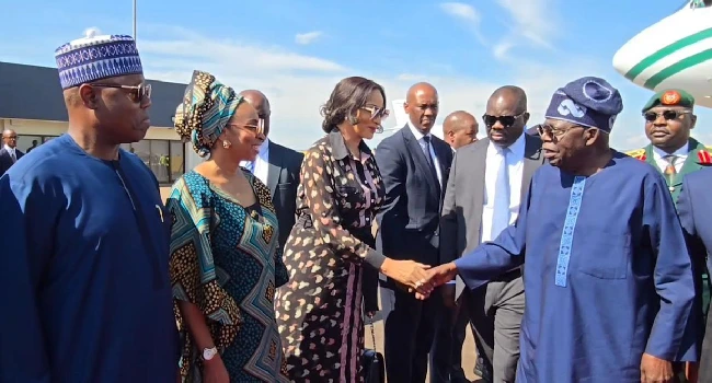 Tinubu arrives Rwanda for Africa CEO Forum, holds talks with Kagame