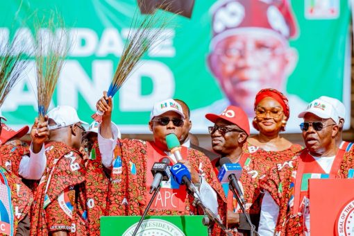 APC Mega Rally: Shettima, Akpabio storm Ekiti for Oyebanji