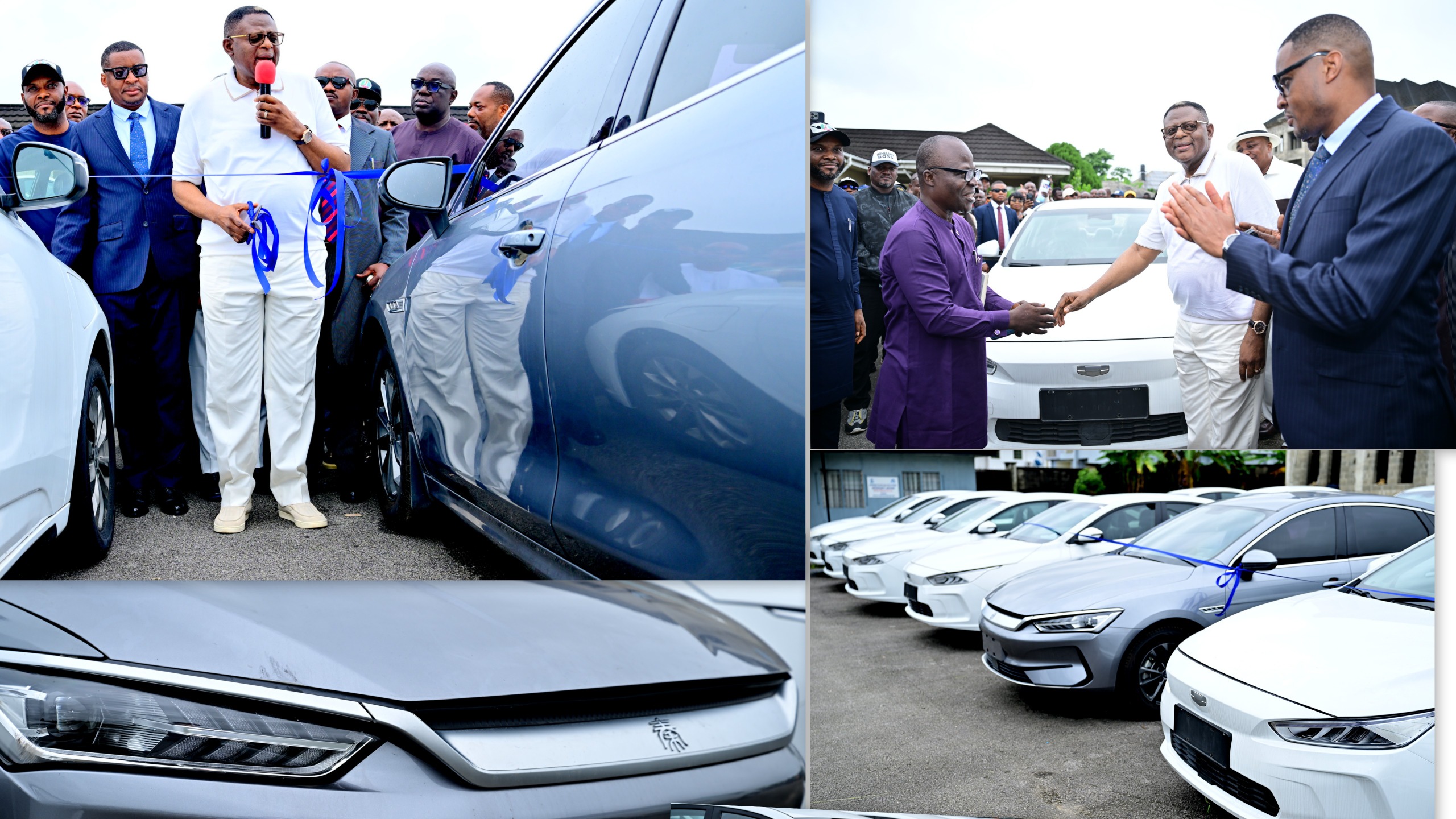Democracy Day: Gov Otu rolls out 100 EVs to support Perm Secs, others