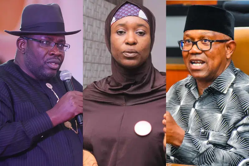 Aisha Yesufu slams Dickson, says he appears “insecure” over Peter Obi