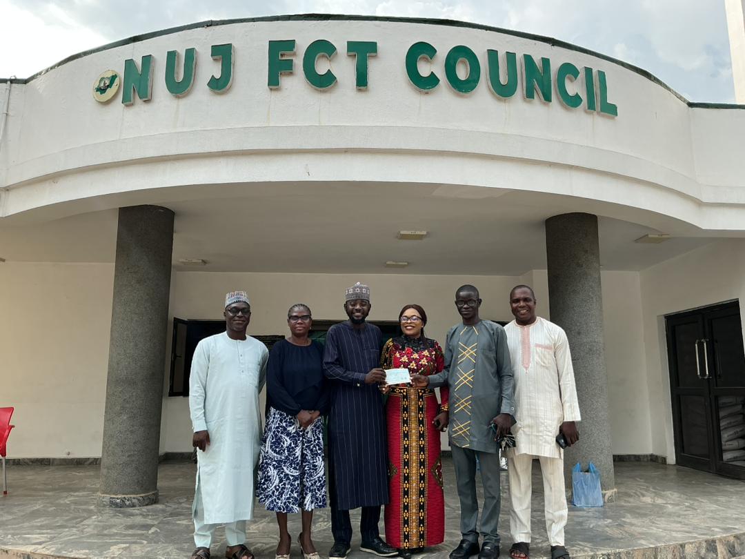 Congress Hall Project: NUJ FCT Council receives historic donation from FCTA Chapel