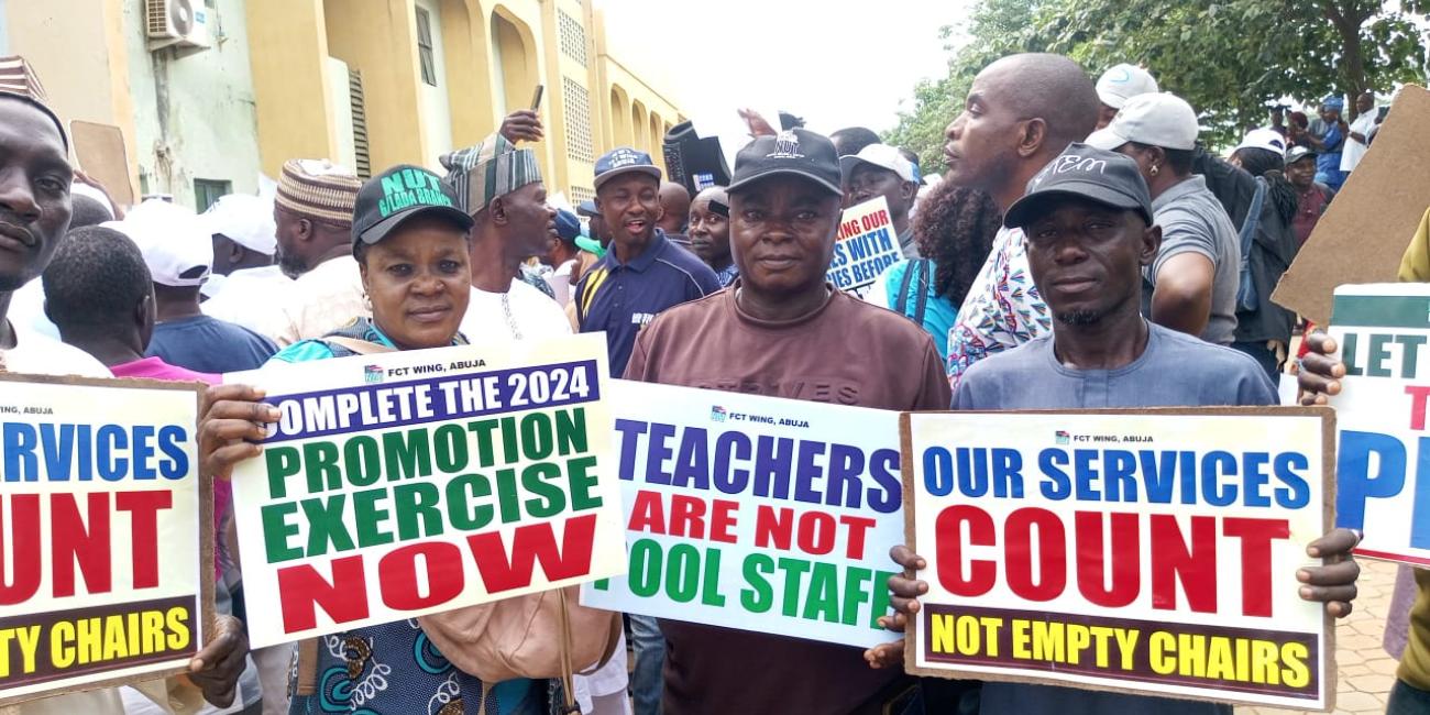 FCT teachers protest delayed promotions, reject ‘vacancy rule’