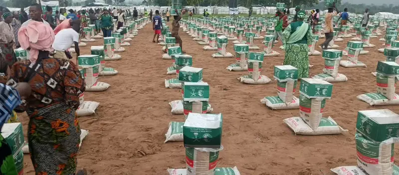 Saudi Arabia donates 6,403 food baskets to Benue IDPs, vulnerable households